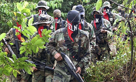 Guerrilla colombiana del Ejército de Liberación Nacional, ELN ELN condiciona la liberación del exdiputado